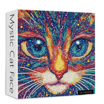 Mystic Cat Face Swibsaw Puzzle 1000 pezzi